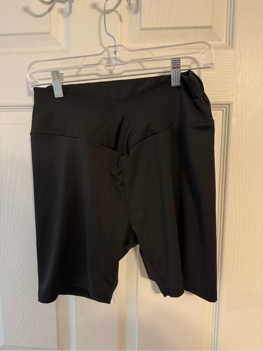 SHEIN Black High-Rise Bike Shorts